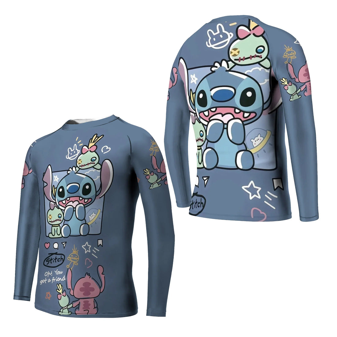 Stitch and Friends Kids Rash Guard