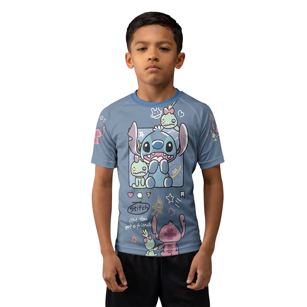Stitch and Friends Kids Rash Guard