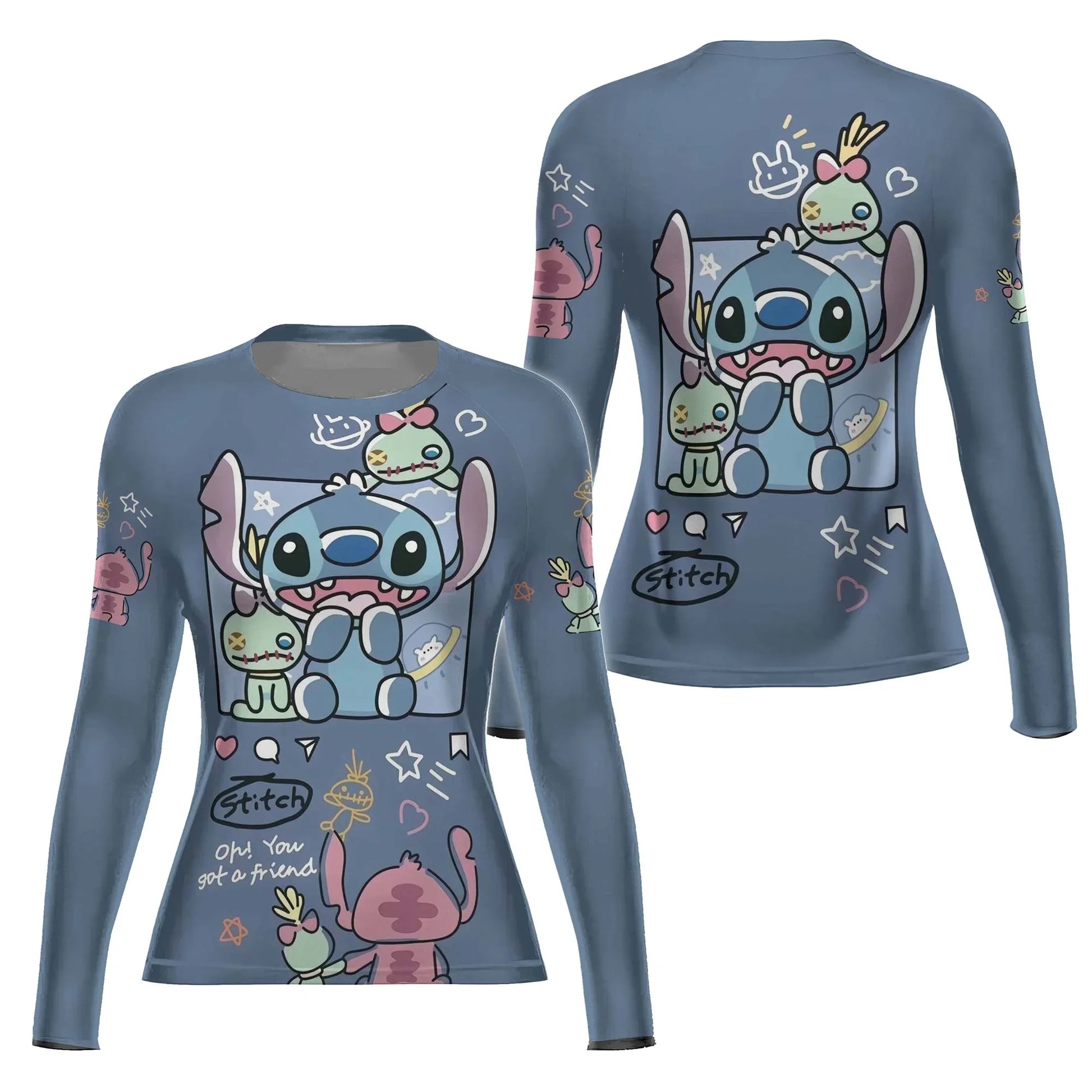 Stitch and Friends Rash Guard