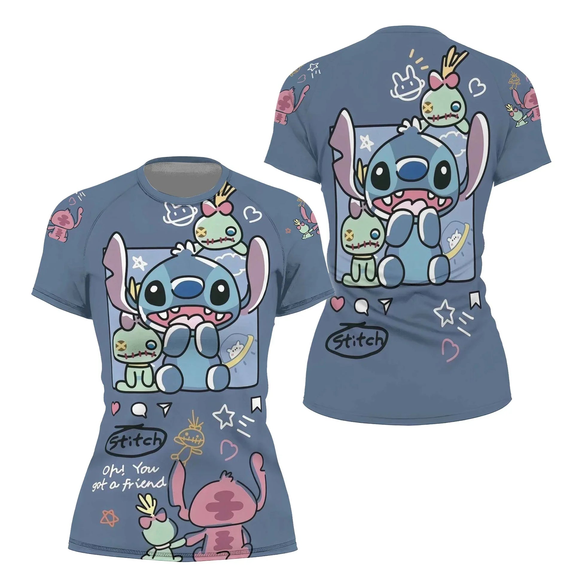 Stitch and Friends Rash Guard