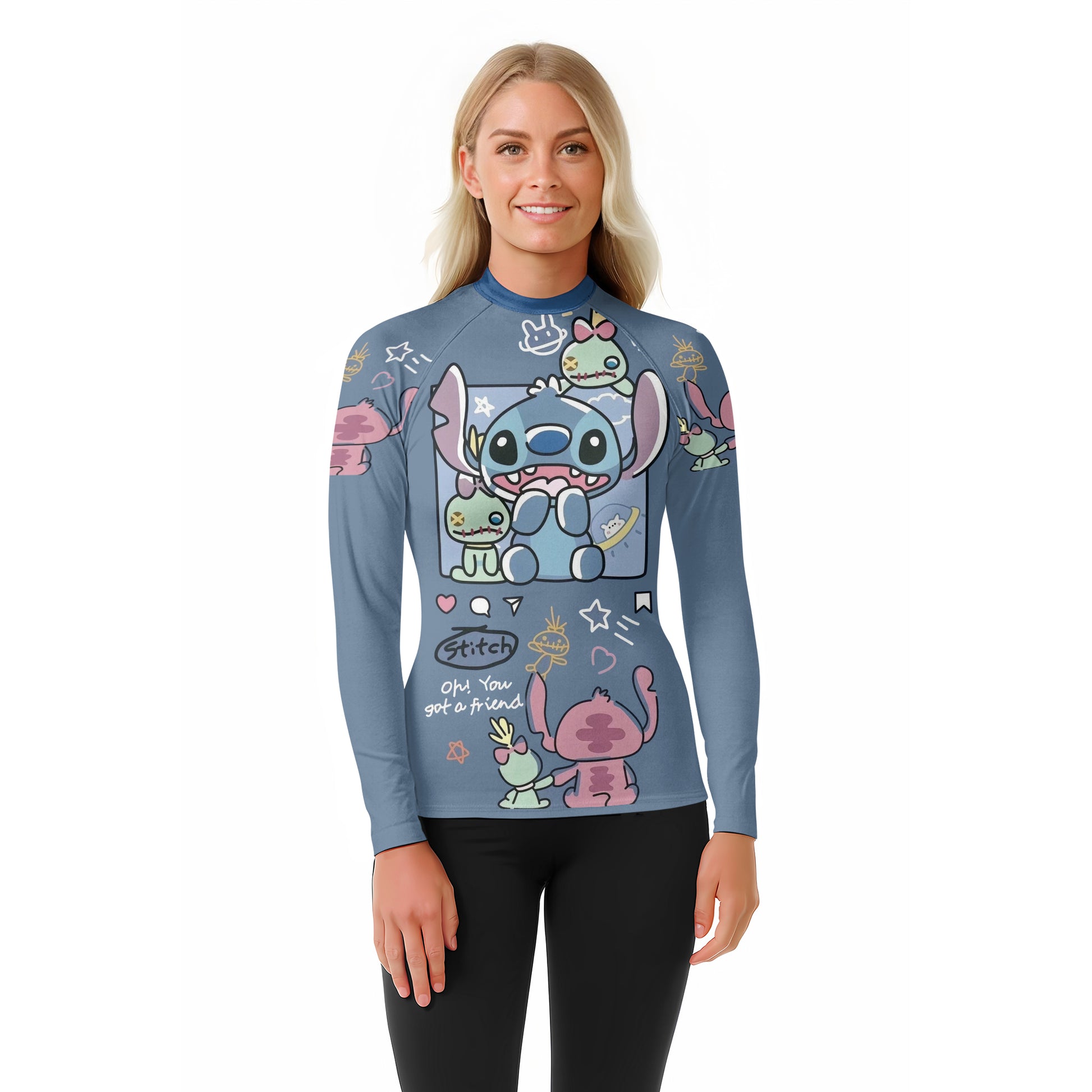 Stitch and Friends Rash Guard