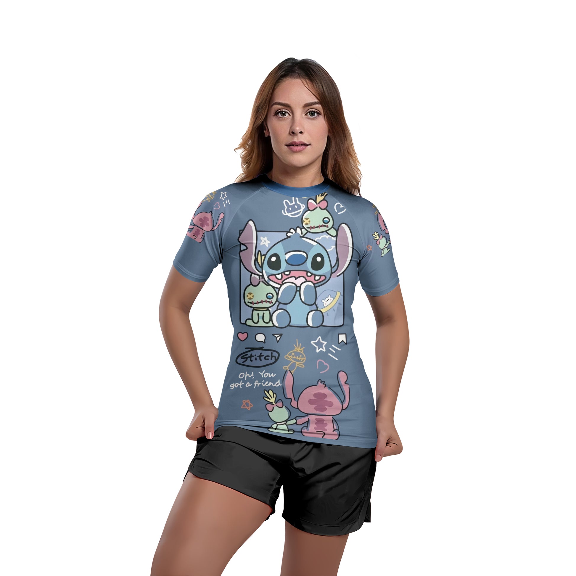 Stitch and Friends Rash Guard