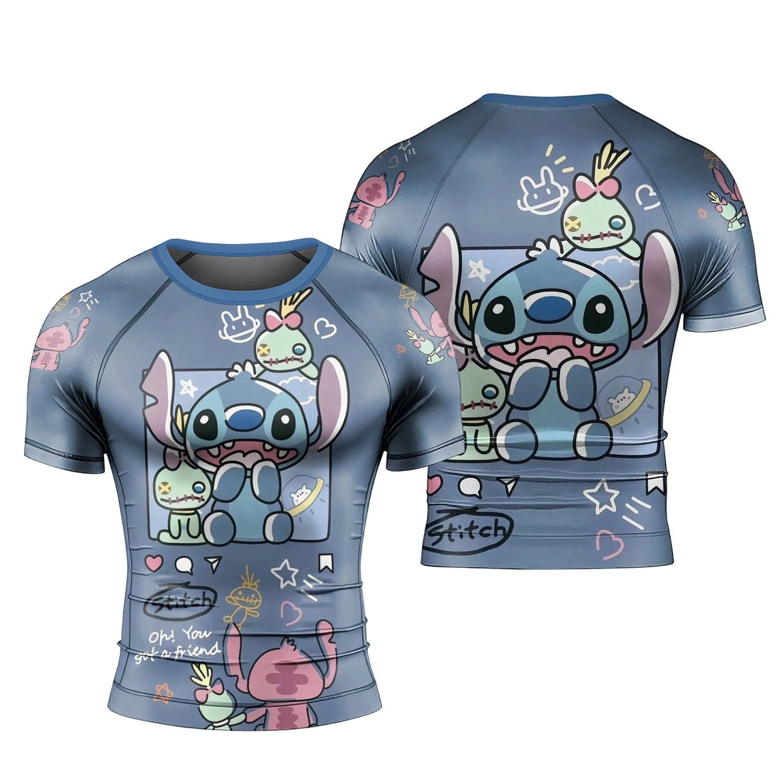 Stitch and Friends Rash Guard