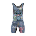 Stitch and Friends Wrestling Singlet