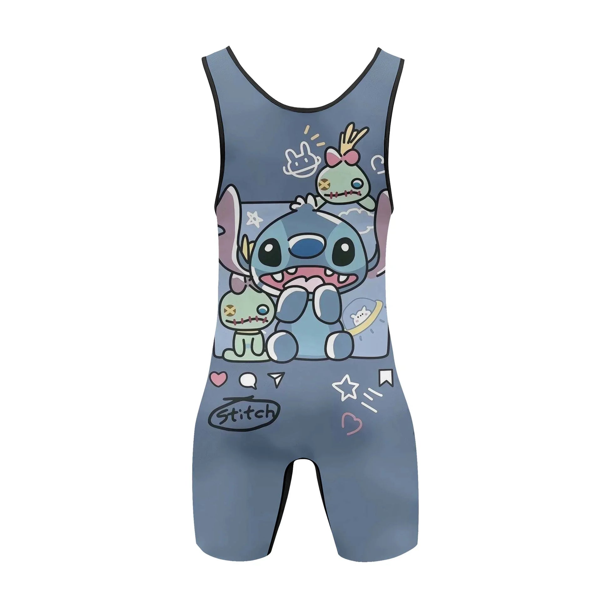 Stitch and Friends Wrestling Singlet