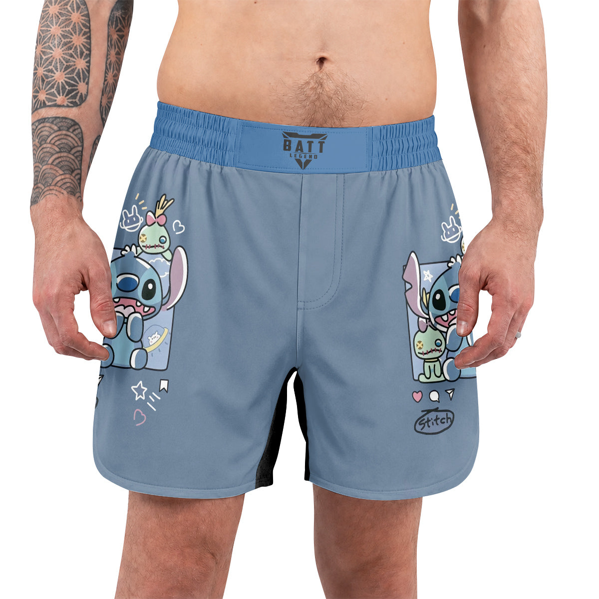 Stitch and Friends Grappling Shorts