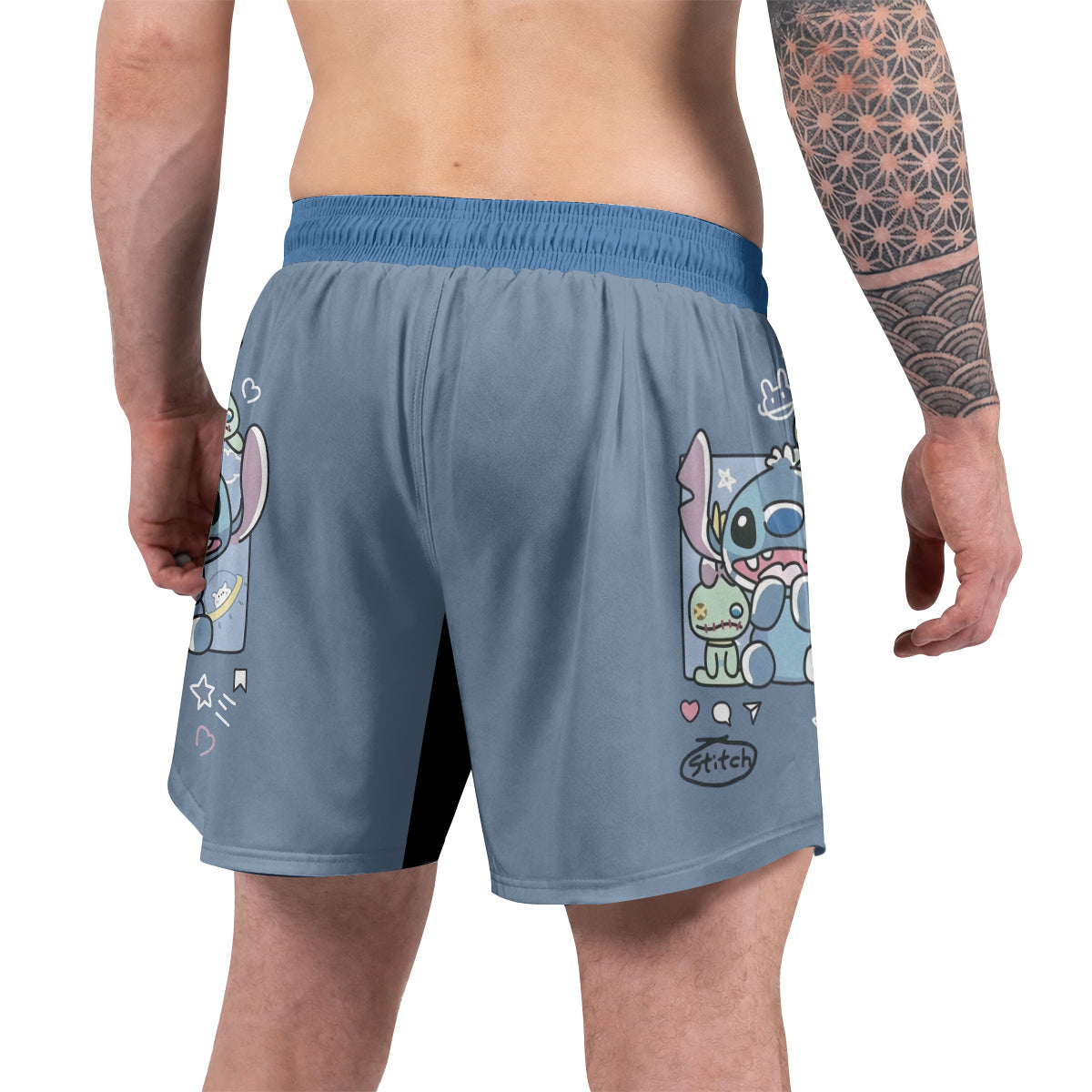 Stitch and Friends Grappling Shorts