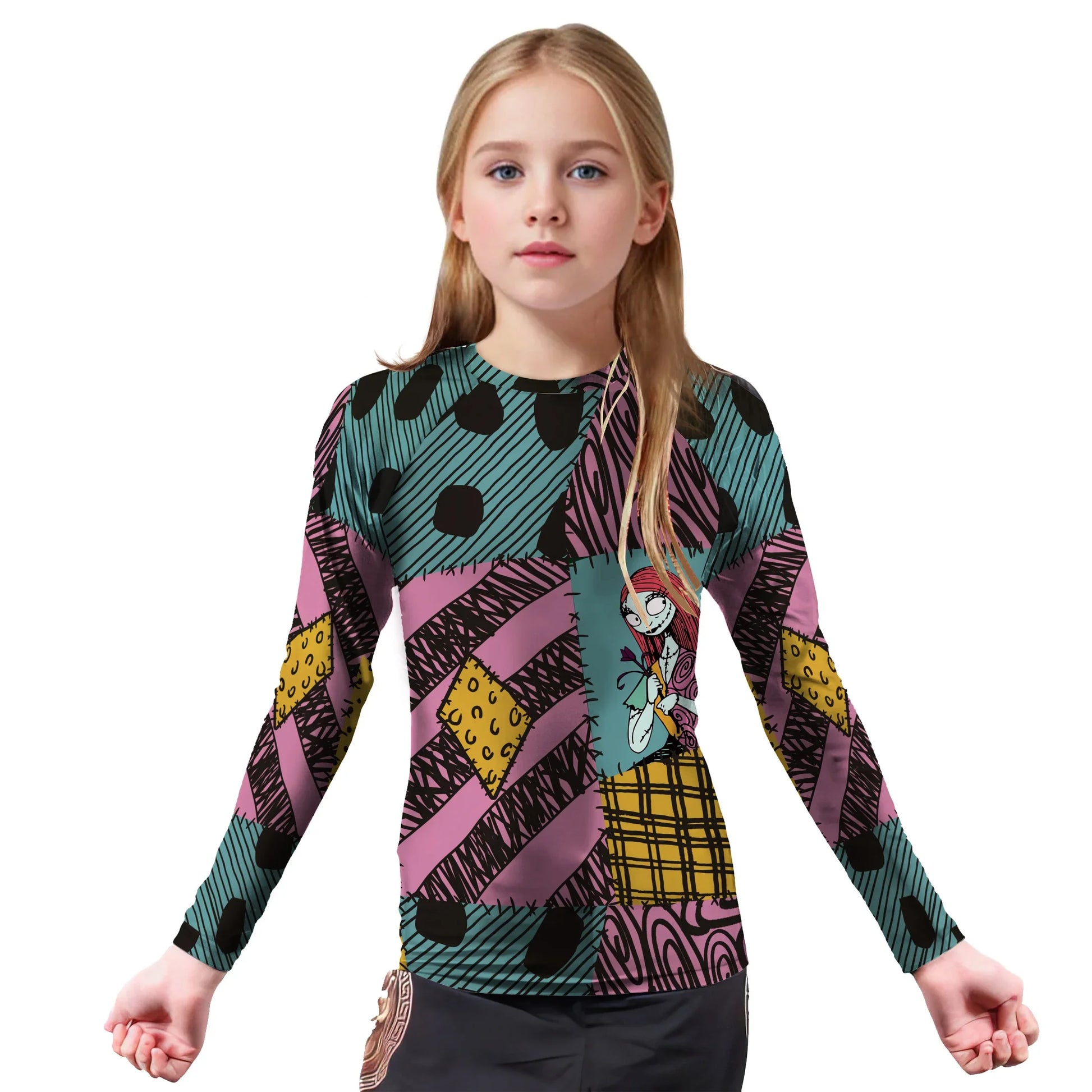 Stitched Rag Sally Kids Rash Guard