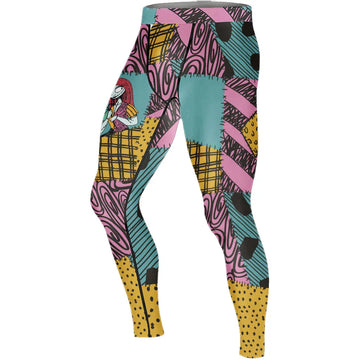 Stitched Rag Sally Men's Compression Leggings