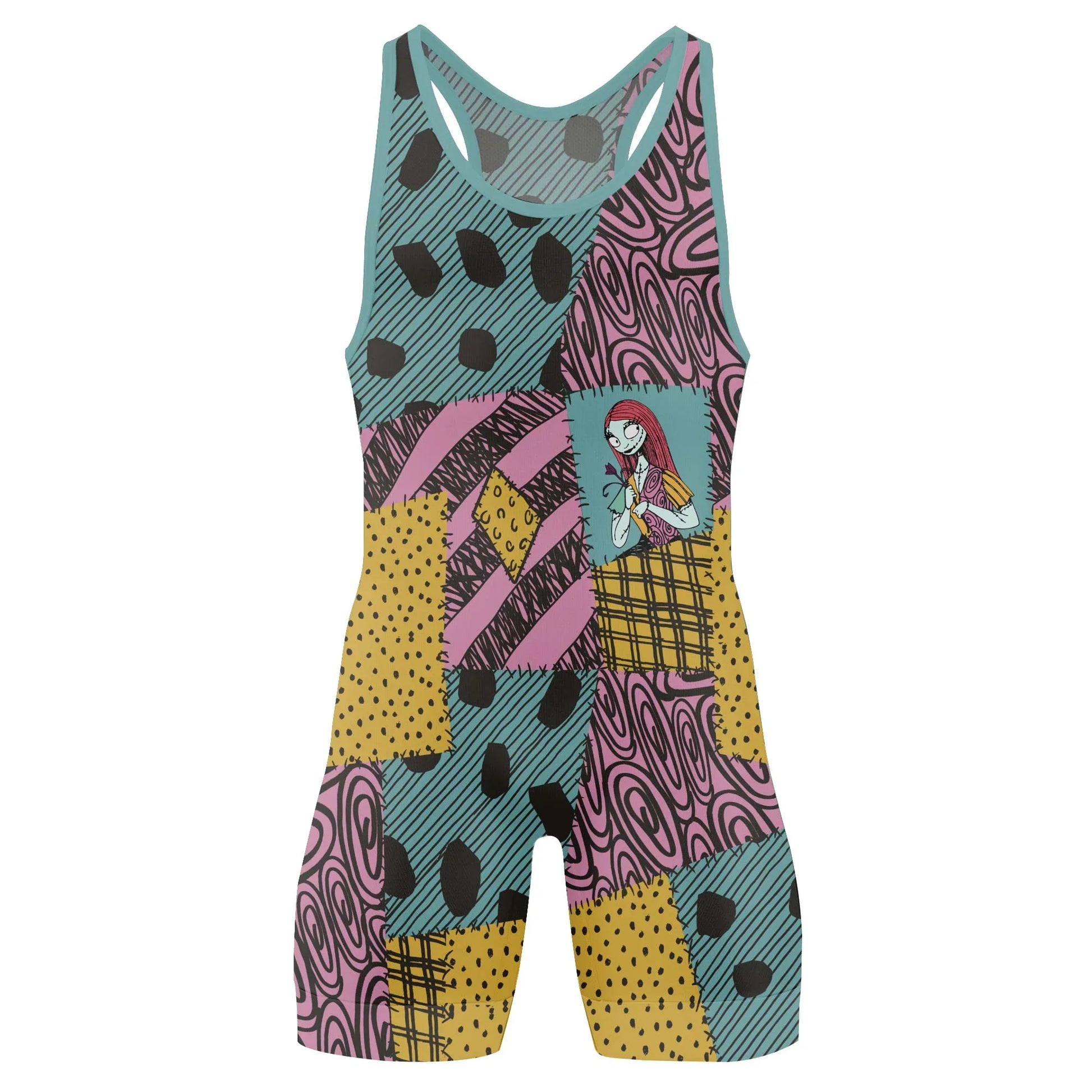 Stitched Rag Sally Wrestling Singlet