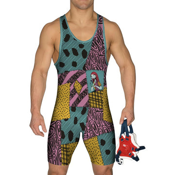 Stitched Rag Sally Wrestling Singlet