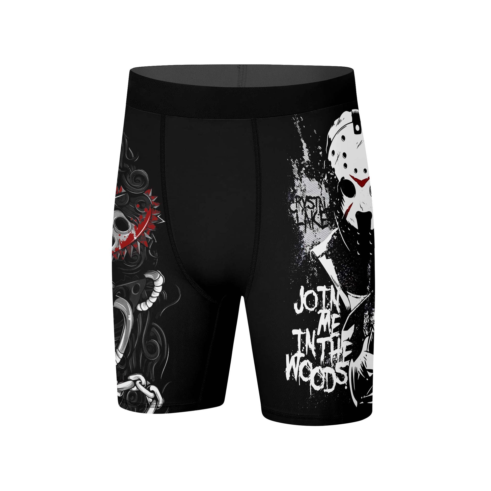Straight Outta Crystal Lake Compression Shorts