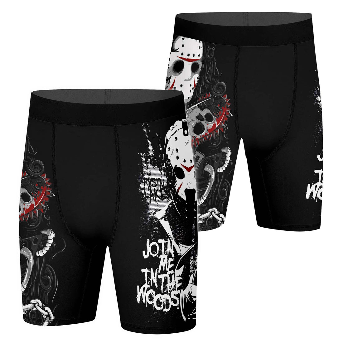 Straight Outta Crystal Lake Compression Shorts
