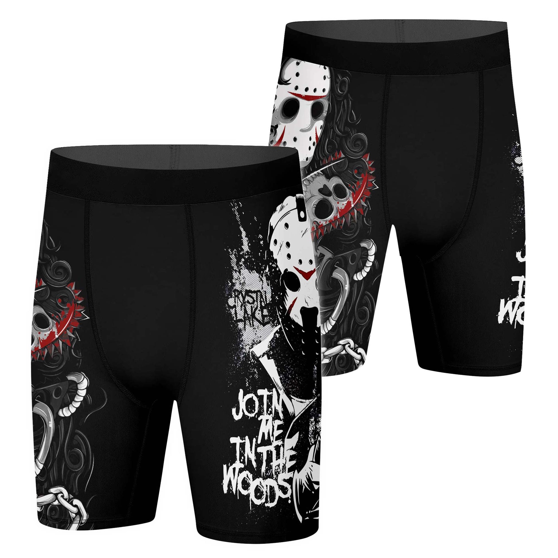 Straight Outta Crystal Lake Compression Shorts