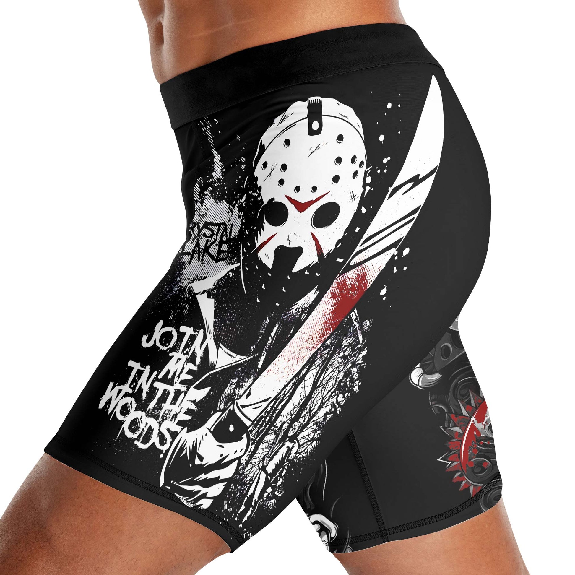 Straight Outta Crystal Lake Compression Shorts
