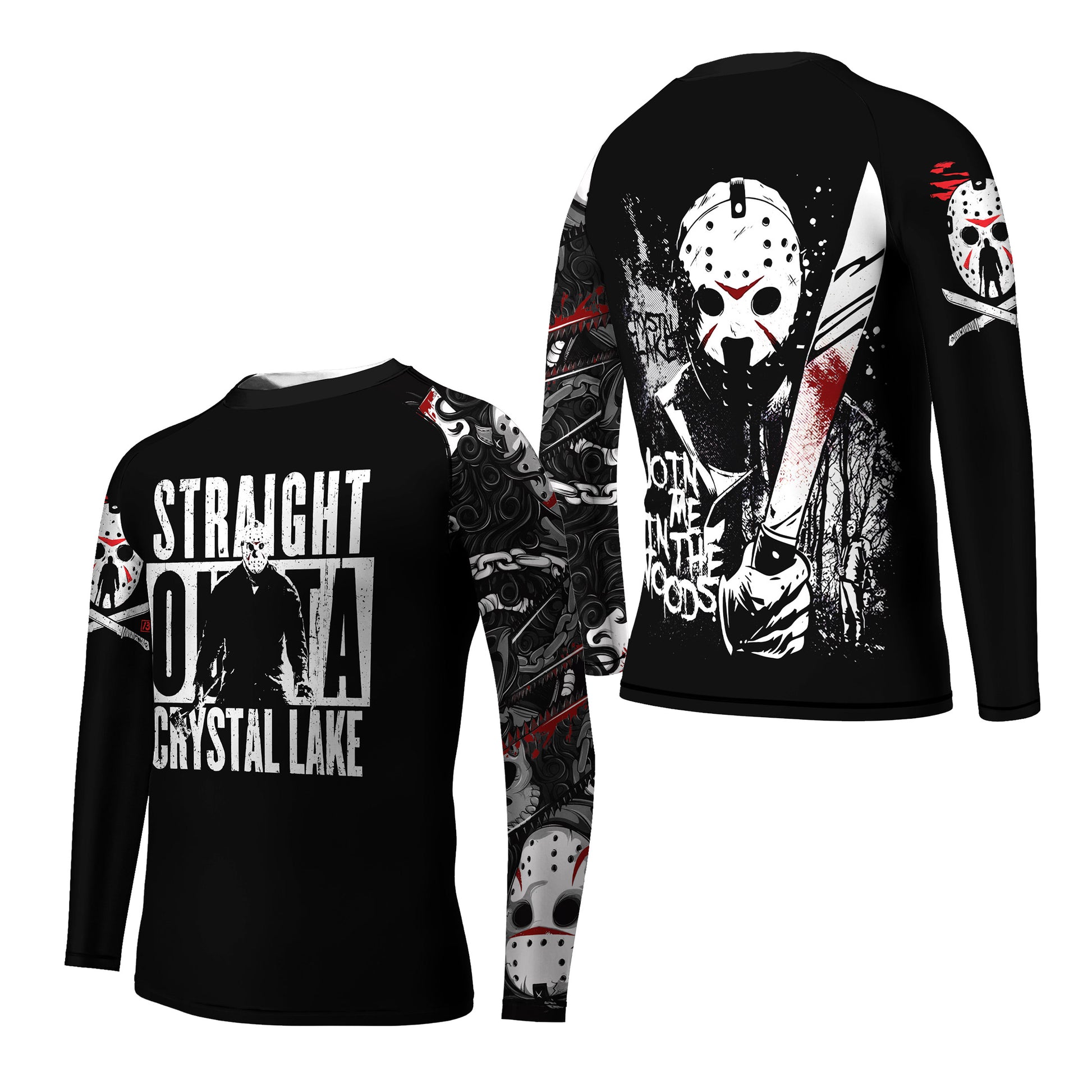 Straight Outta Crystal Lake Kids Rash Guard
