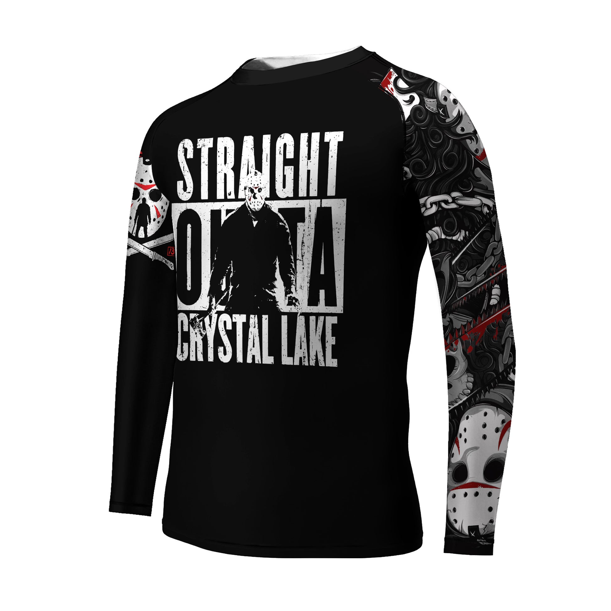 Straight Outta Crystal Lake Kids Rash Guard