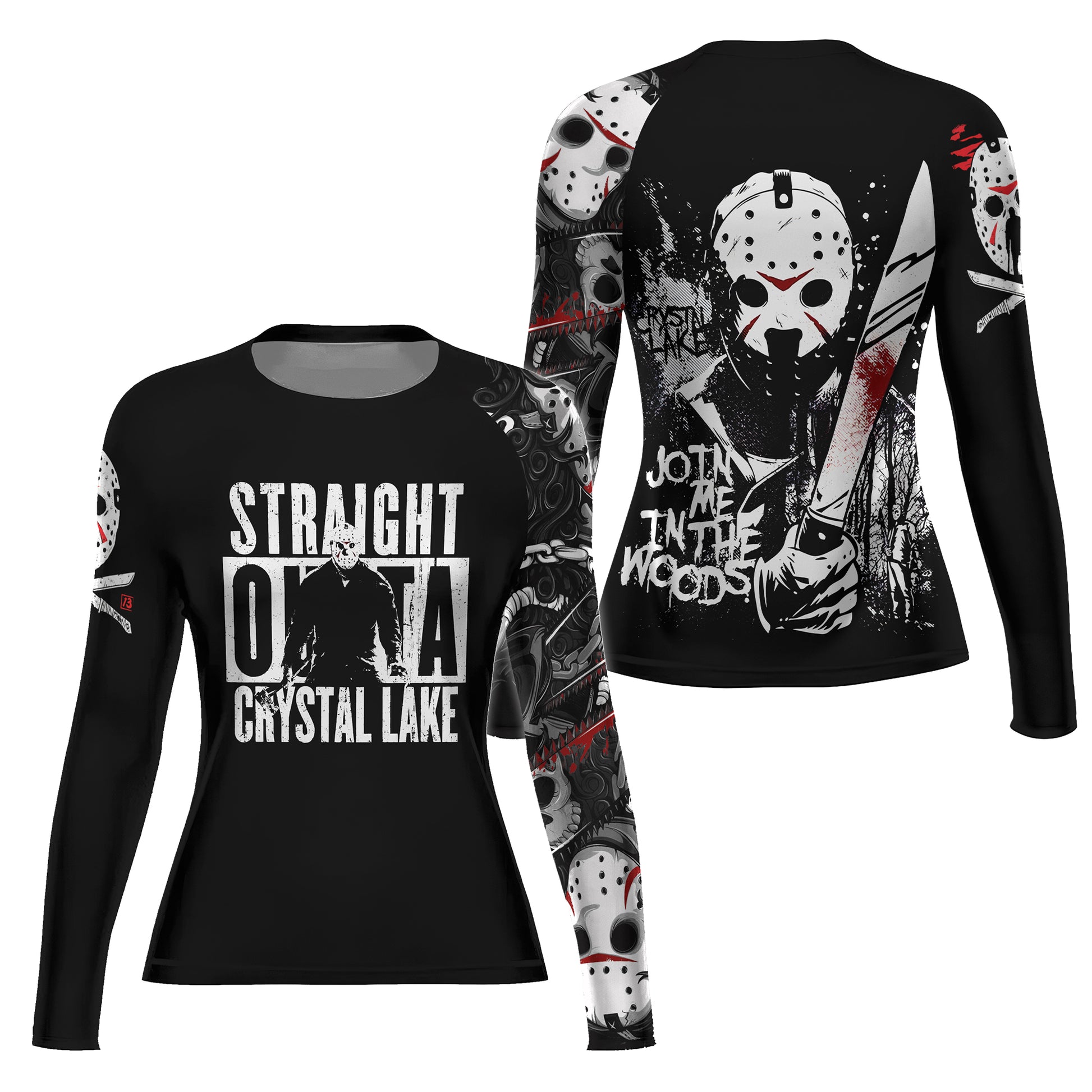 Straight Outta Crystal Lake Rash Guard
