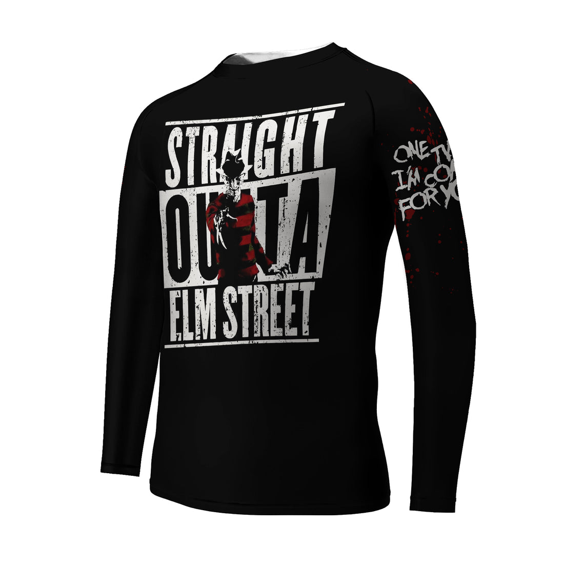 Straight Outta Elm Street Kids Rash Guard