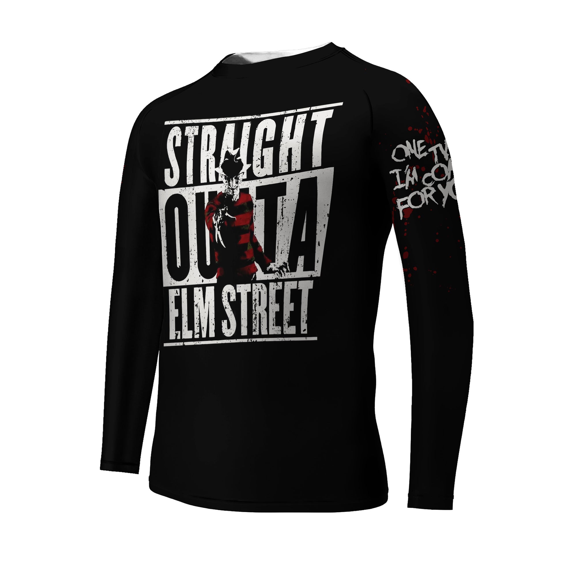 Straight Outta Elm Street Kids Rash Guard