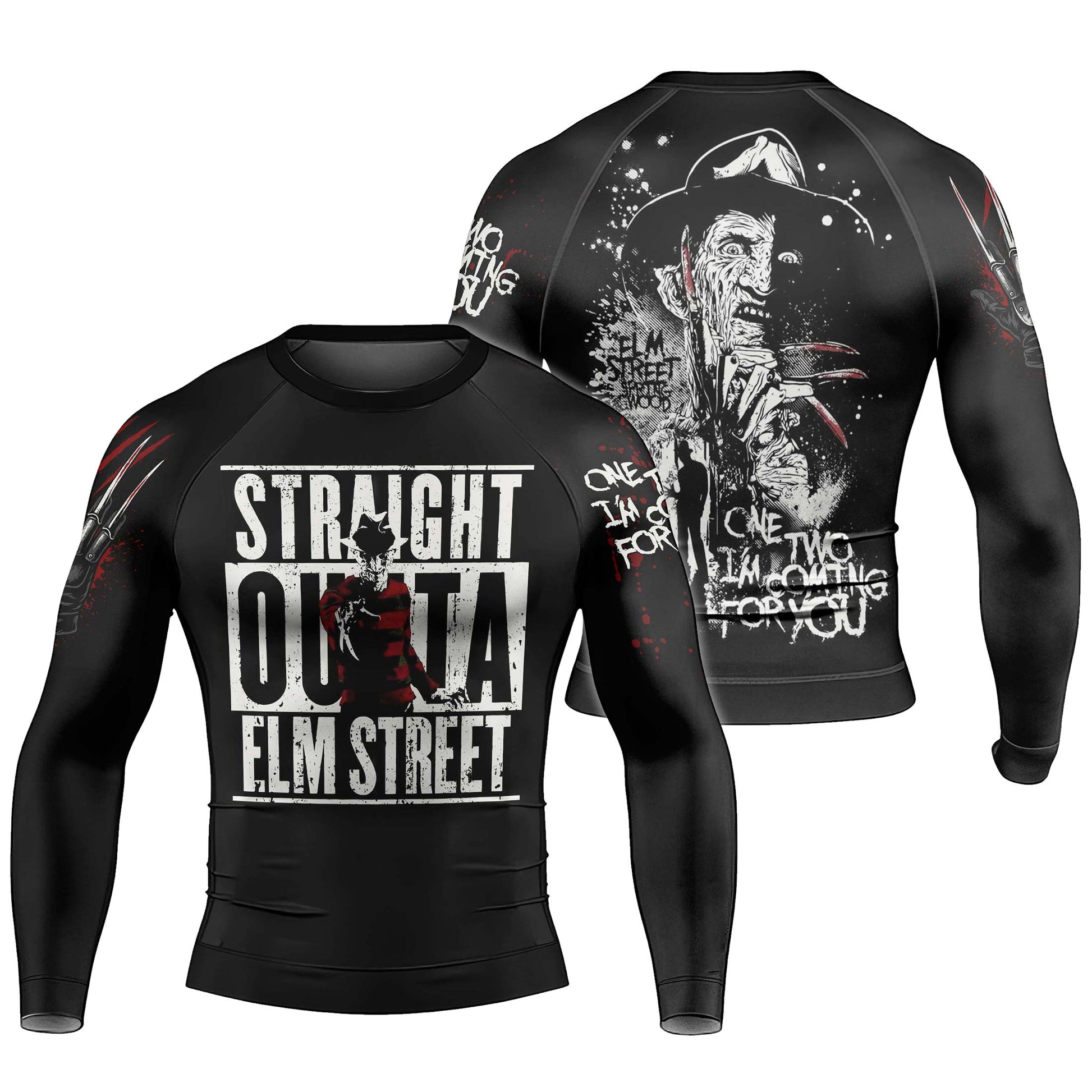 Straight Outta Elm Street Rash Guard