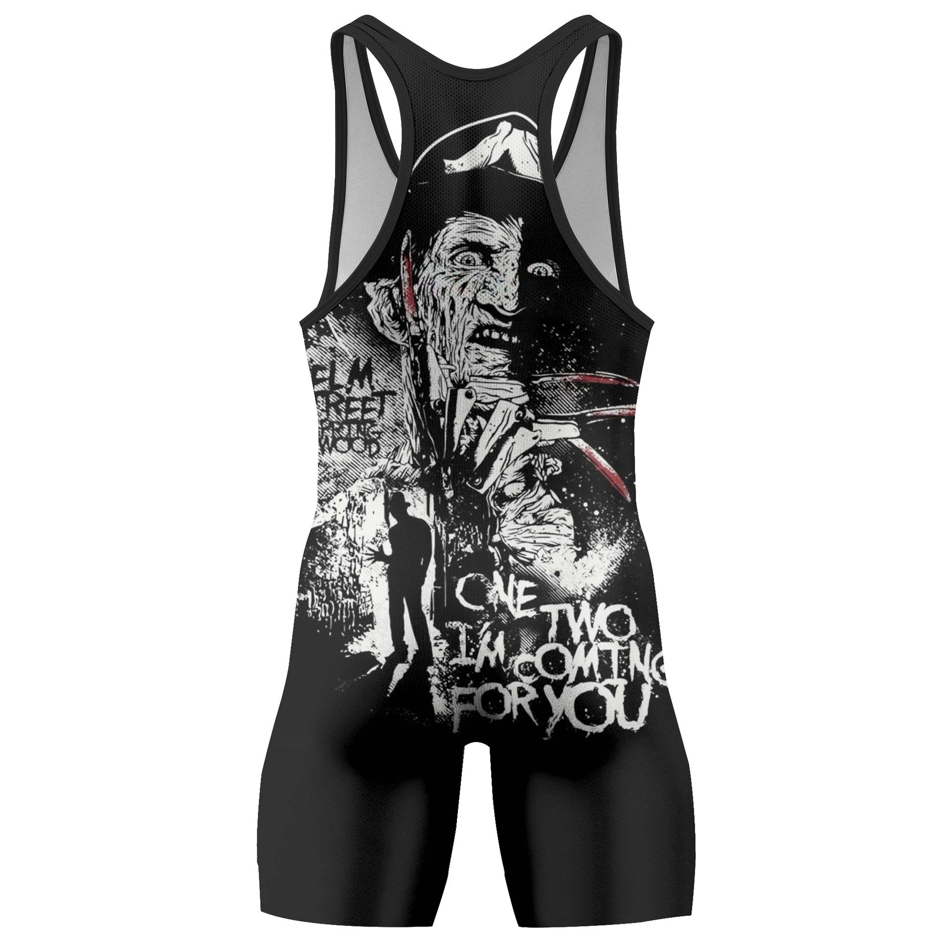 Straight Outta Elm Street Wrestling Singlet