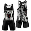 Straight Outta Elm Street Wrestling Singlet