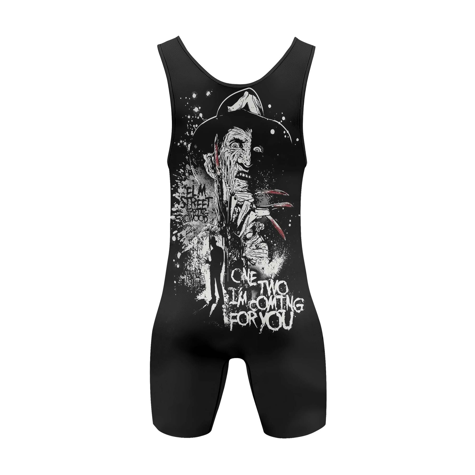 Straight Outta Elm Street Wrestling Singlet