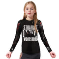 Straight Outta Woodsboro Kids Rash Guard