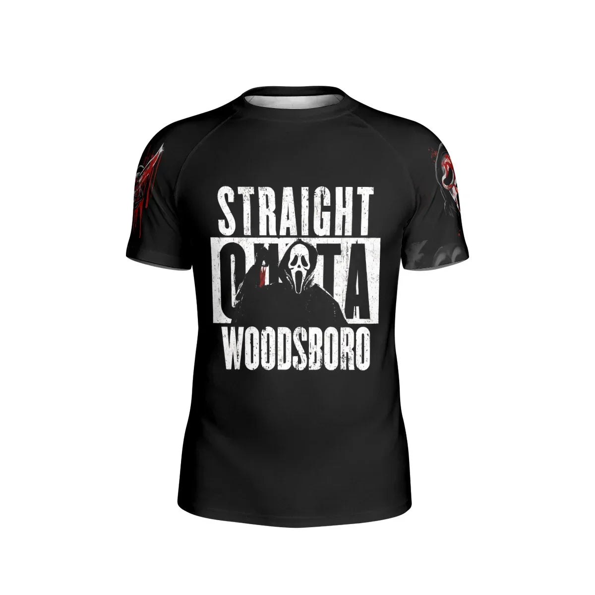 Straight Outta Woodsboro Kids Rash Guard