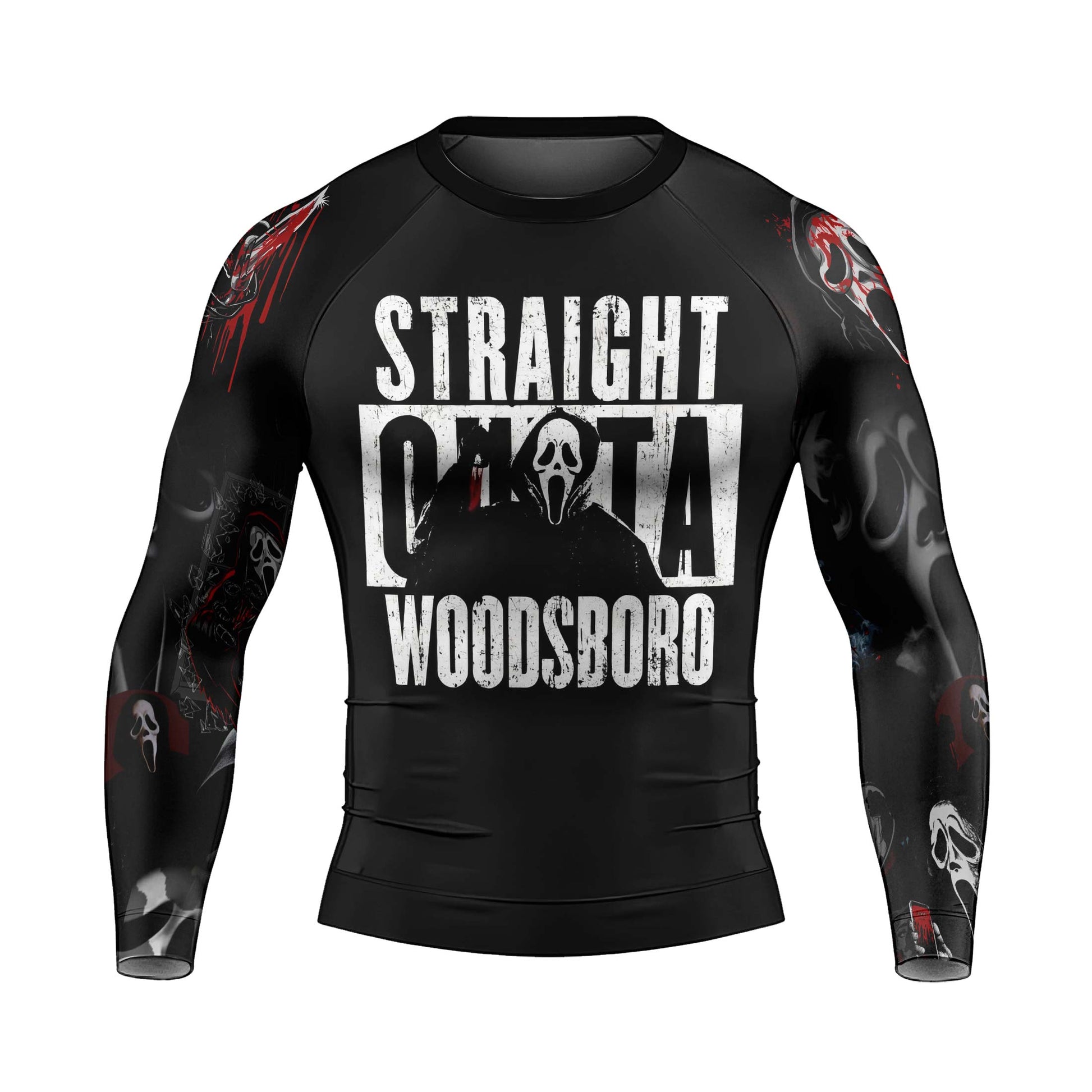 Straight Outta Woodsboro Rash Guard