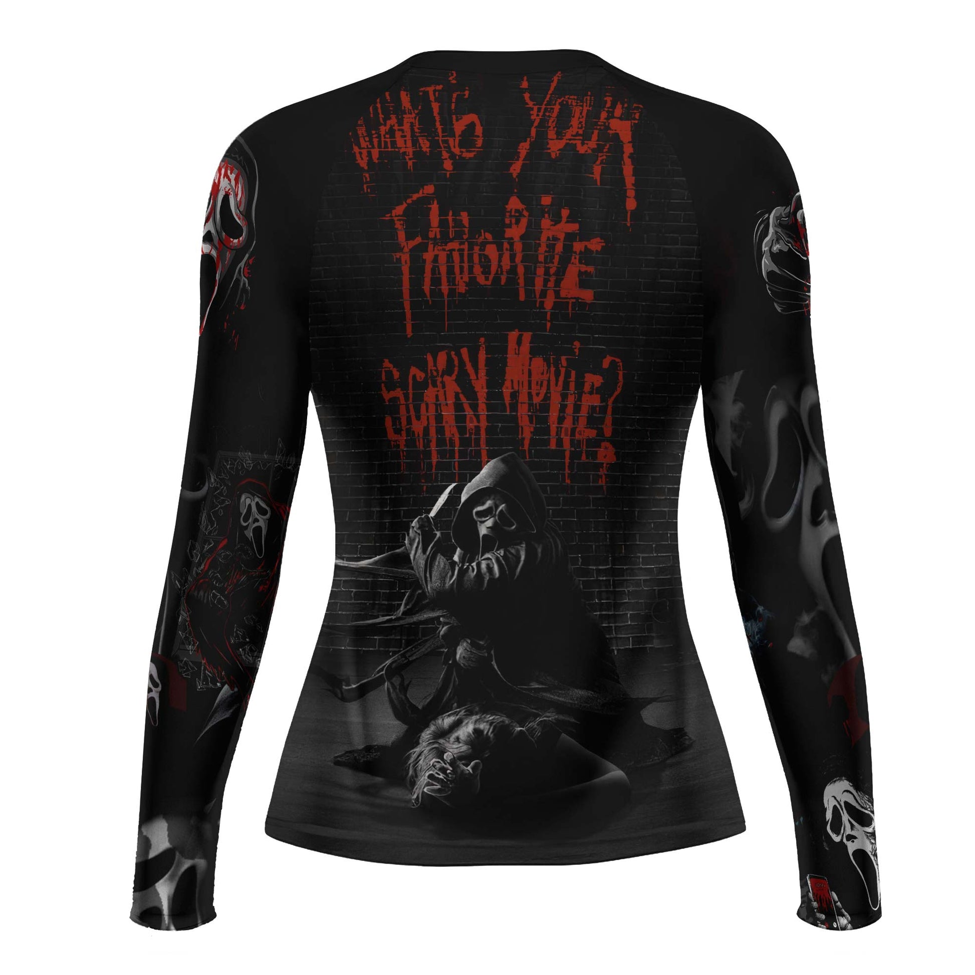 Straight Outta Woodsboro Rash Guard