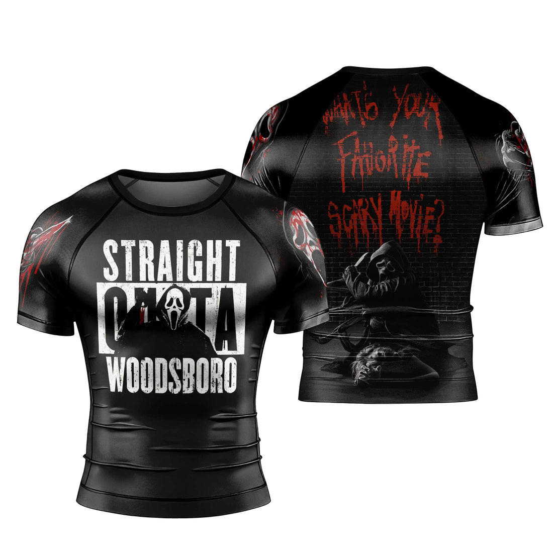 Straight Outta Woodsboro Rash Guard