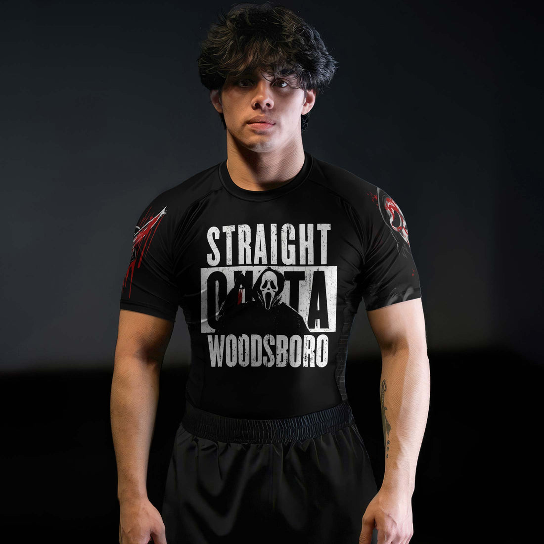 Straight Outta Woodsboro Rash Guard
