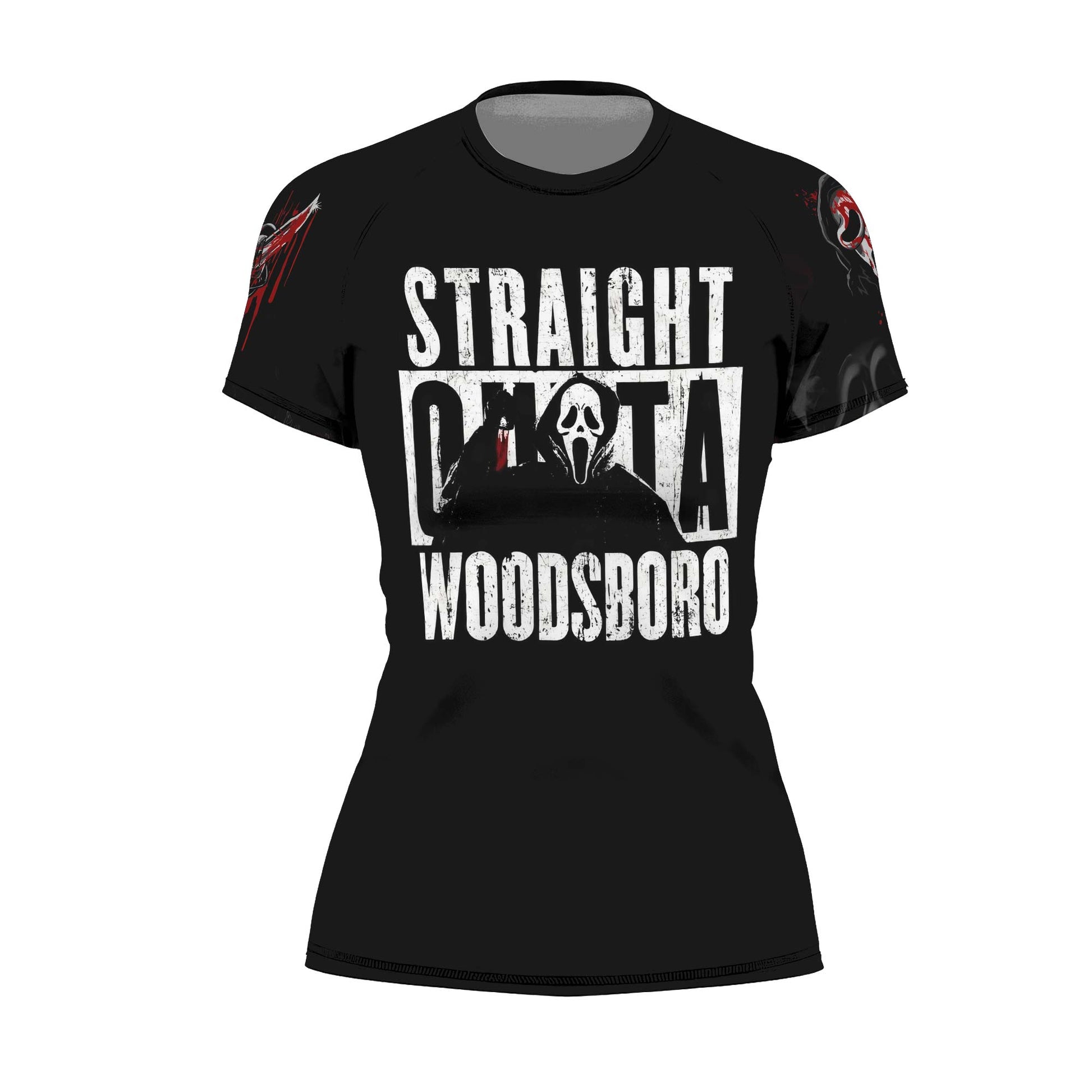 Straight Outta Woodsboro Rash Guard