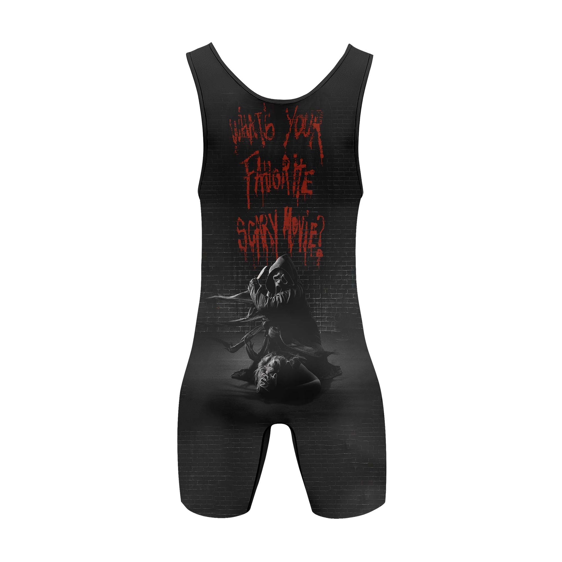 Straight Outta Woodsboro Wrestling Singlet
