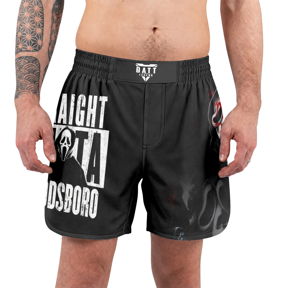 Straight Outta Woodsboro Grappling Shorts