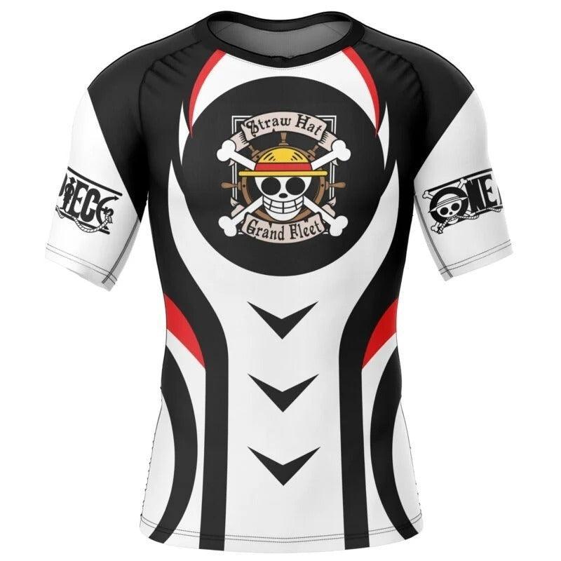 Straw Hat One Piece Rash Guard