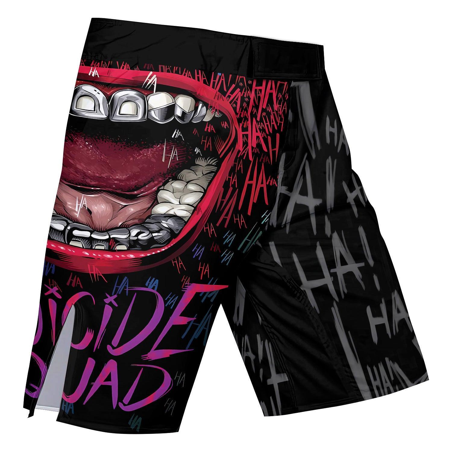 Suicide Squad Joker Smile Fight Shorts