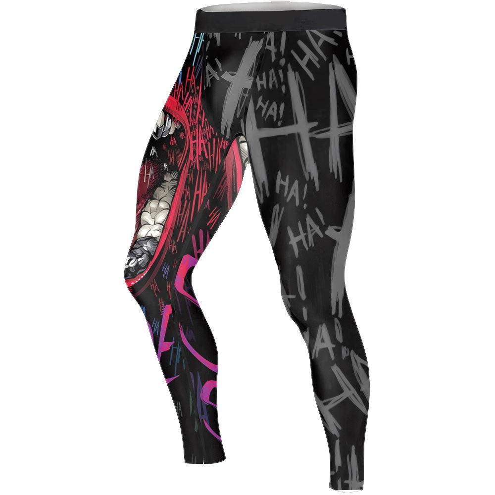 Suicide Squad Joker Smile Men's Compression Leggings