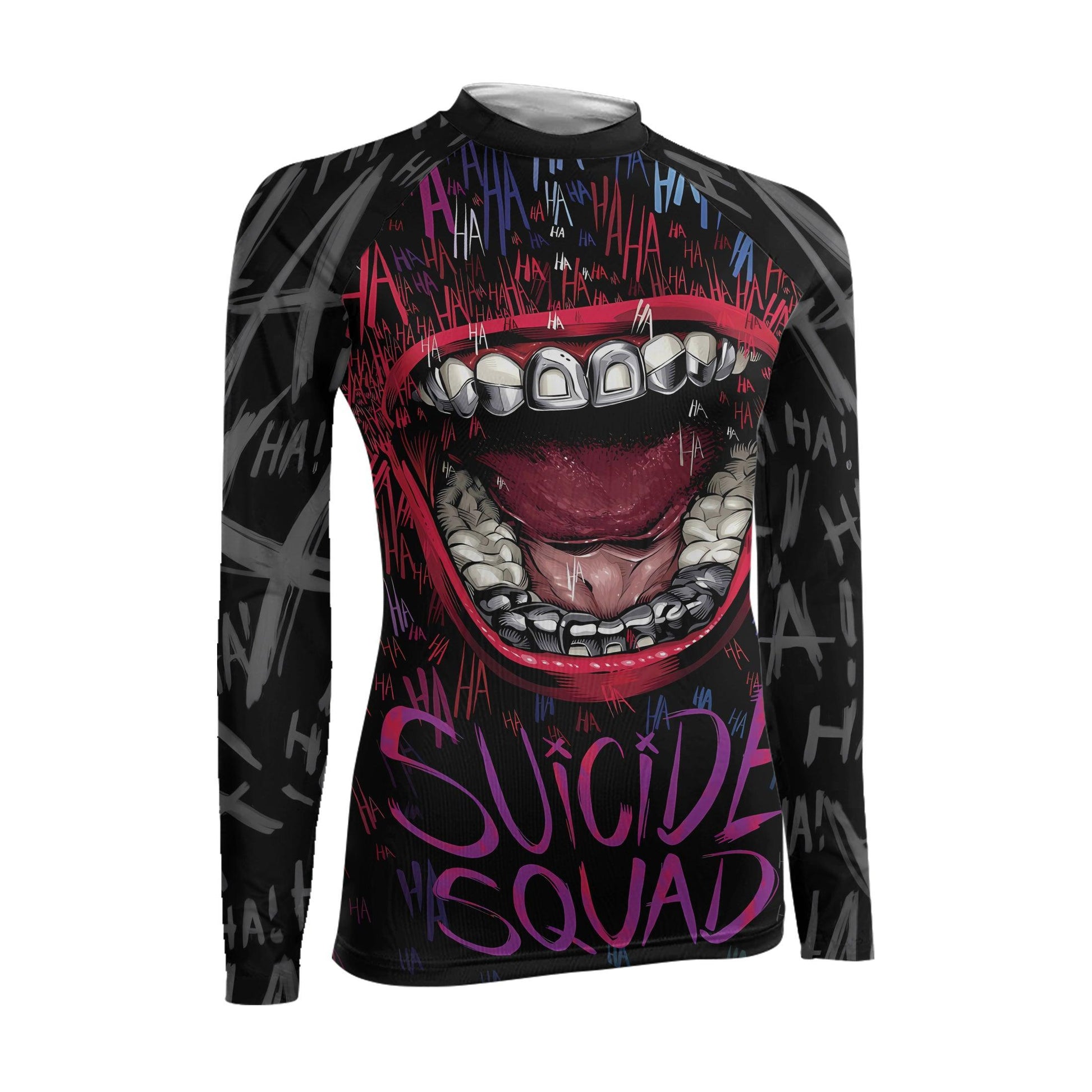 Suicide Squad Joker Smile Rash Guard