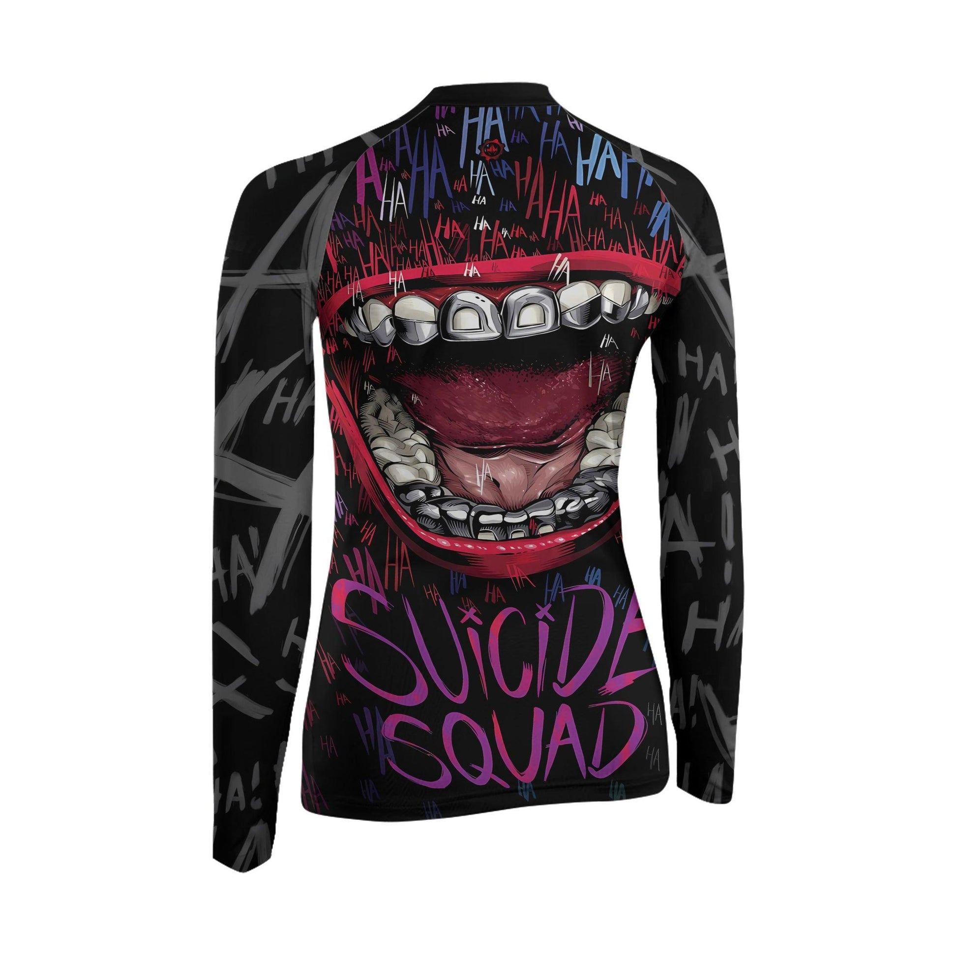 Suicide Squad Joker Smile Rash Guard