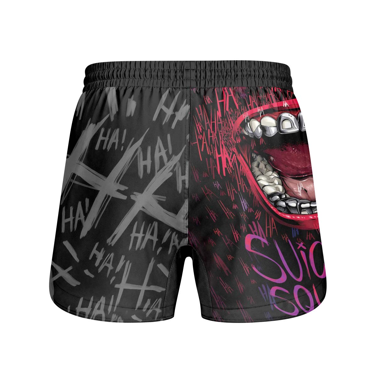 Suicide Squad Joker Smile Grappling Shorts