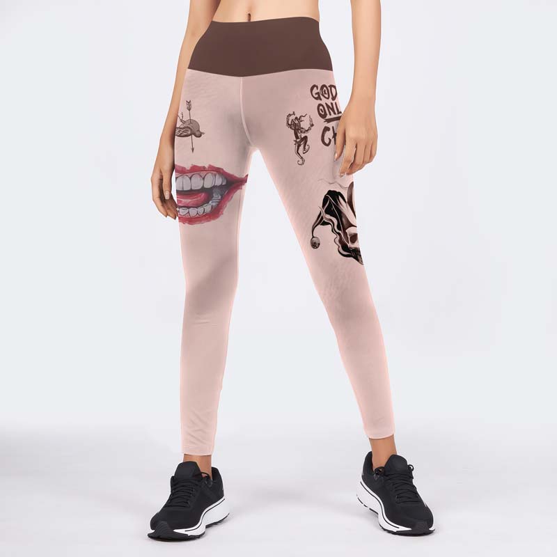 Suicide Squad Joker Tattoo Leggings