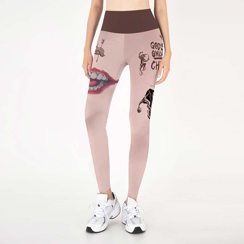 Suicide Squad Joker Tattoo Leggings