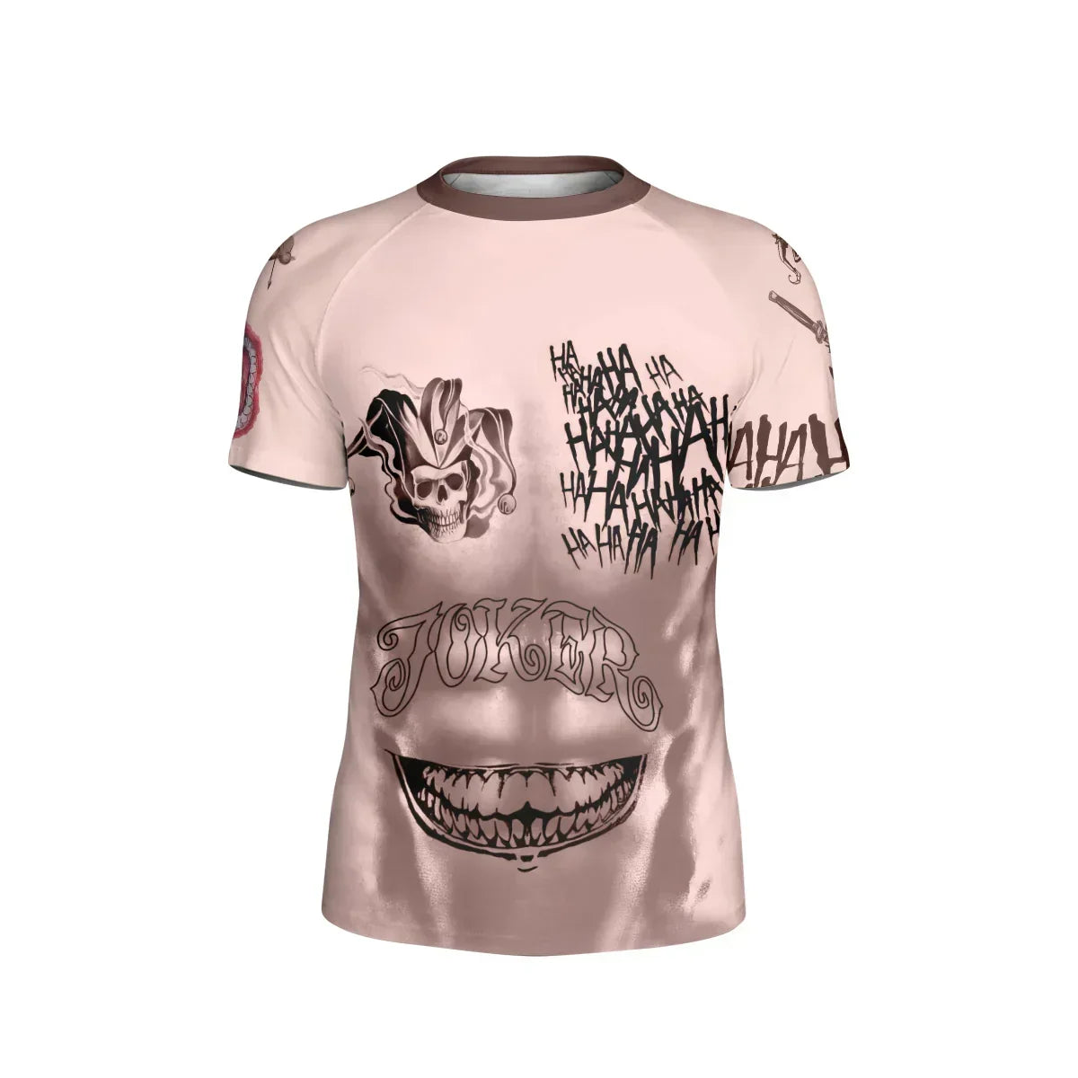Suicide Squad Joker Tattoo Rash Guard