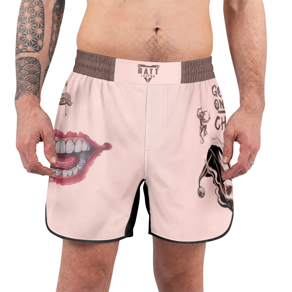 Suicide Squad Joker Tattoo Grappling Shorts