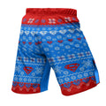 Super Man Christmas Snowflake Fight Shorts