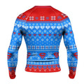 Super Man Christmas Snowflake Rash Guard