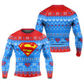 Super Man Christmas Snowflake Rash Guard